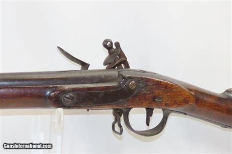 Antique Charleville Us Model 1795 Type Flintlock War Of 1812 Era