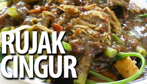 How to Make Rujak Cingur Delicious Food from Indonesian | Recipes Tab