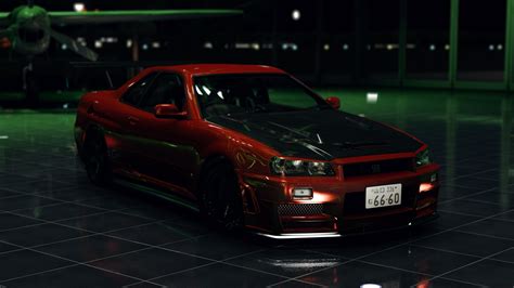 Assetto Corsaスカイライン GT R BNR34 KNM KNM N Line Nissan Skyline GT R