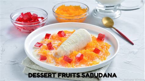 রমজানে ইফতারে প্রাণ ঠান্ডা করা সাবুদানার সরবত Dessert Fruits Sabudana