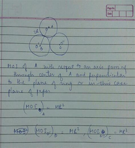 16 2 1 3 2 4 4 61 Three Identical Rings Each Of Mass M And Radius