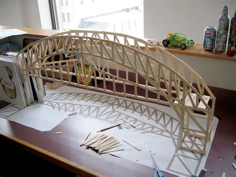 Popsicle Stick Bridge Plans