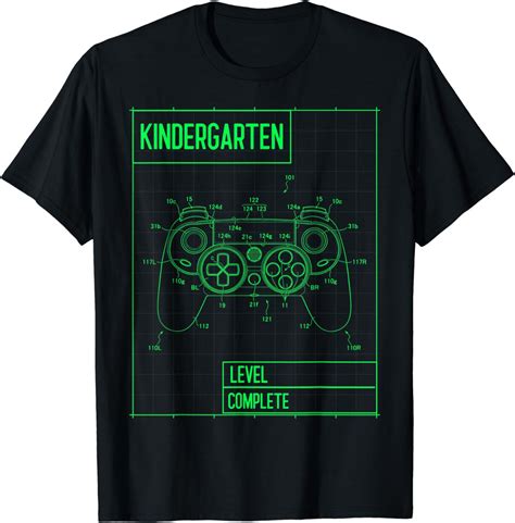 Tschüss Kindergarten Abschluss Level Complete T-Shirt : Amazon.de: Fashion