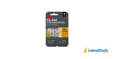claw picture hanger  drywall pk kg   bm