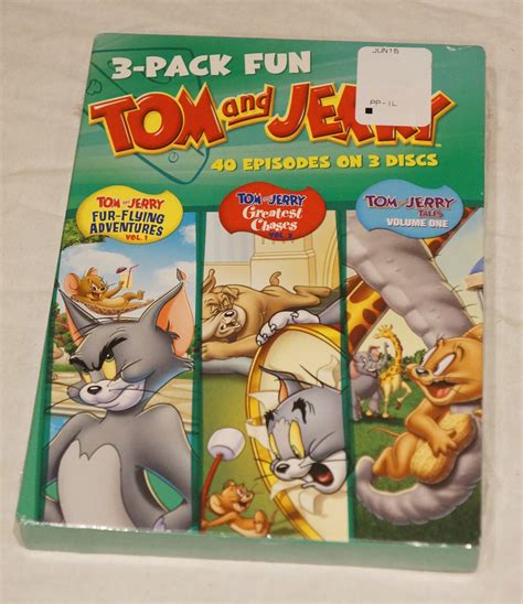 Tom And Jerry 3 Pack Fun 40 Episodes Dvd Set New Mdg Sales Llc