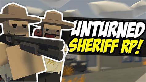 Sheriff Fudgy Unturned Rp Police Roleplay Youtube