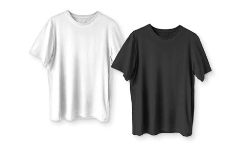 Black And White T Shirts On Transparent Background 12628159 PNG