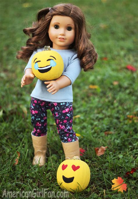 Doll Craft: Paint An Emoji Pumpkin! (AmericanGirlFan)