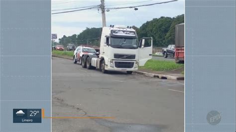 Homem é Preso Em Campinas Por Roubar Caminhão E Fazer Motorista Refém Campinas E Região G1