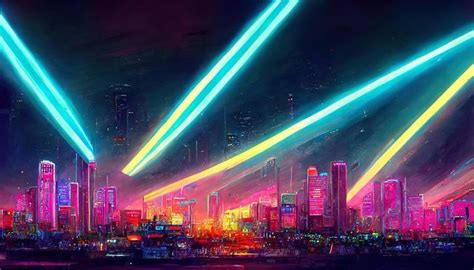 Neon Skyline Stock Photos, Images and Backgrounds for Free Download