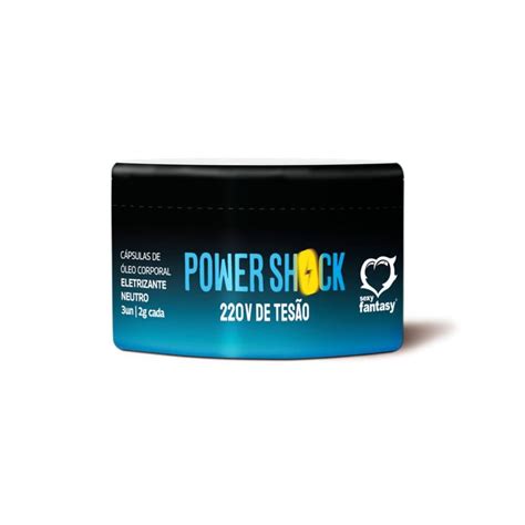 Power Shock v De Tesão Cápsula Eletrizante Unidades Sexy Fantasy Litoral Sex Shop