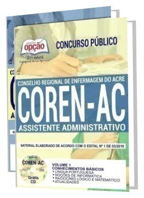 Apostila Coren Ac Assistente Administrativo Amazon Br