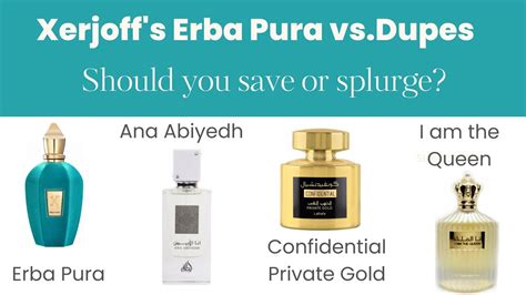 Xerjoff Erba Pura Dupes Lattafa Erbapura Perfumedupes