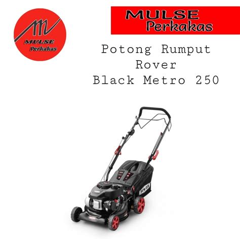 Jual Potong Rumput Dorong Rover Black Metro Shopee Indonesia