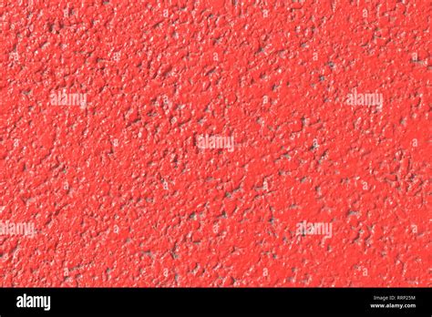 Red Painted Asphalt Texture Colored Road Surface Background Stock