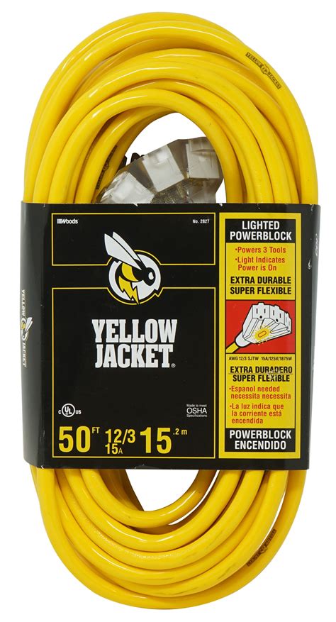 12 Gauge Wire Yellow Jacket Extension Cords at Lowes.com