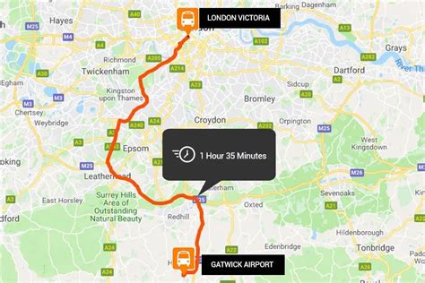 Book Gatwick To Victoria Bus Coach With Easybus Cheapest