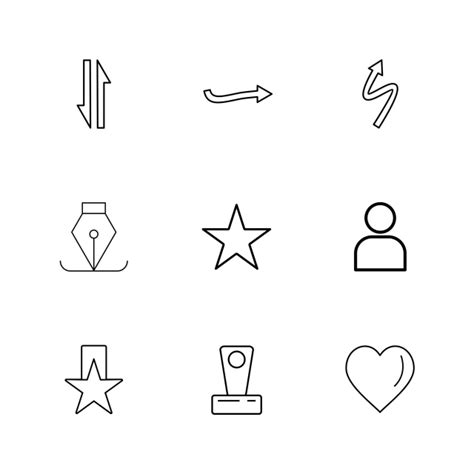 9 Free Outline Icon Sets Outline Icons Apps Arrows PNG And Vector