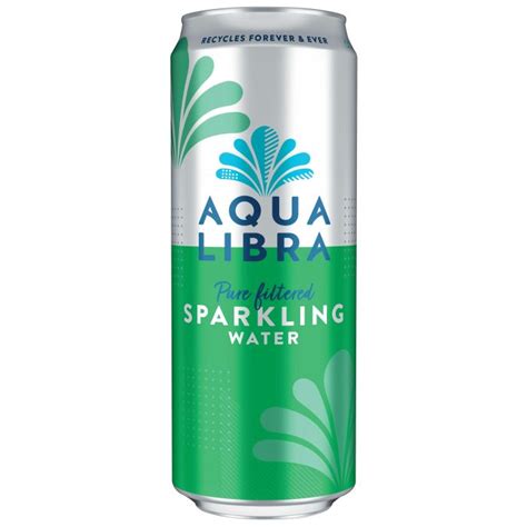 Aqua Libra Sparkling Water Can 24x330ml