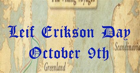 Alissa's Blog: Leif Erikson Day