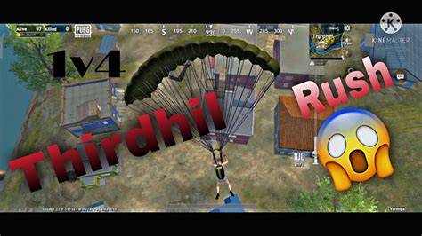 Full Rush Gameplay 1v4 Rush Game In Thirdhil👿pubg Mobile Lite Rush