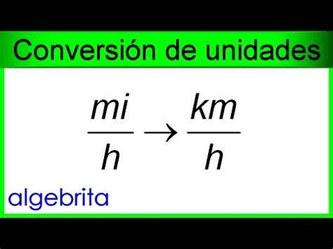 Convertir Millas Por Hora A Kil Metros Por Hora Mi H A Km H