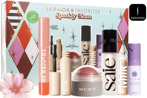 🌱sephora Favorites Clean Makeup T Set Ilia Merit Milk Saie Tatcha Tower 28🌱 Ebay