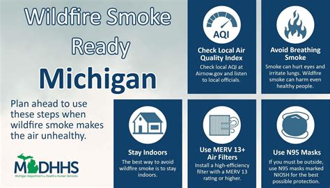 MDHHS Wildfire Smoke Infographics