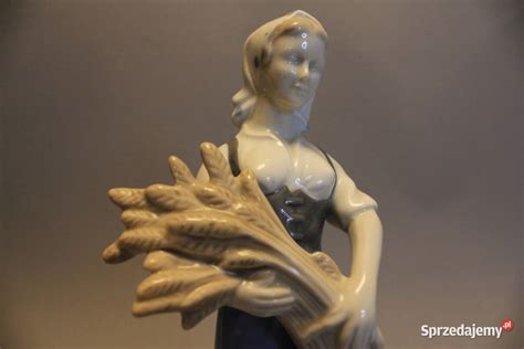 Lippelsdorf Porcelanowa Figura Kobieta Ze Snopkiem Zabrze Sprzedajemy Pl