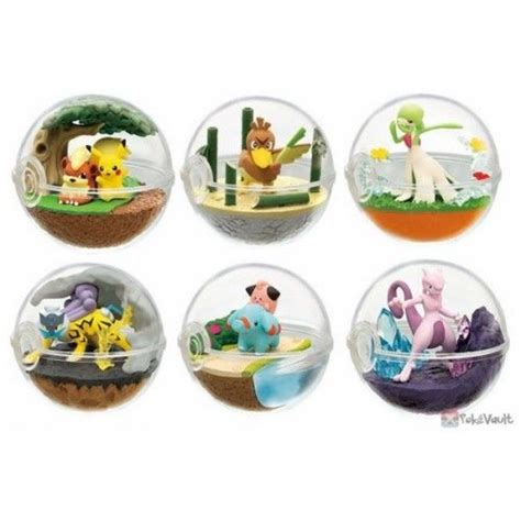 Pokemon Center Terrarium Collection Complete Set Of Figures