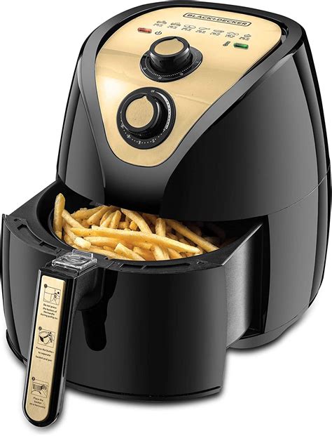 Black+Decker Manual Air Fryer 2.5 Liter 1500W - AF250G