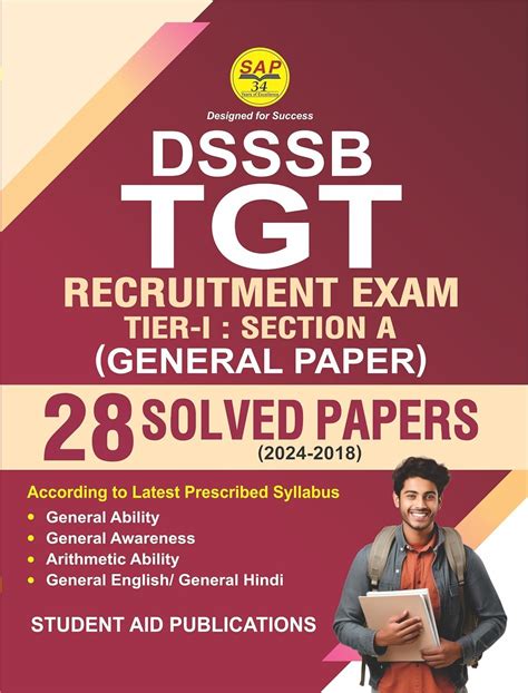 DSSSB TGT Tier 1 Section A 27 Solved Papers 2023 2018 COMMON SUBJECTS