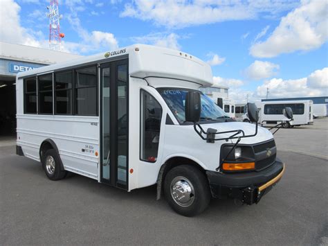 2013 Collins Chevrolet 14 Passenger Shuttle Bus