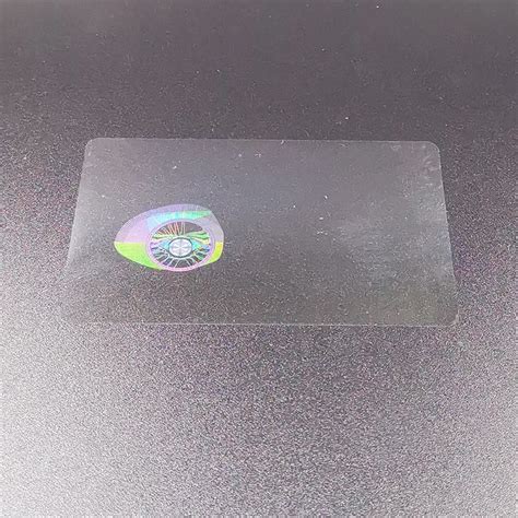 Custom Transparent Hologram Overlay Uk Driver License Card Holographic