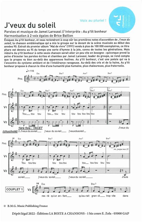 Partition De Musique Diteur De Partitions Pour Chorale