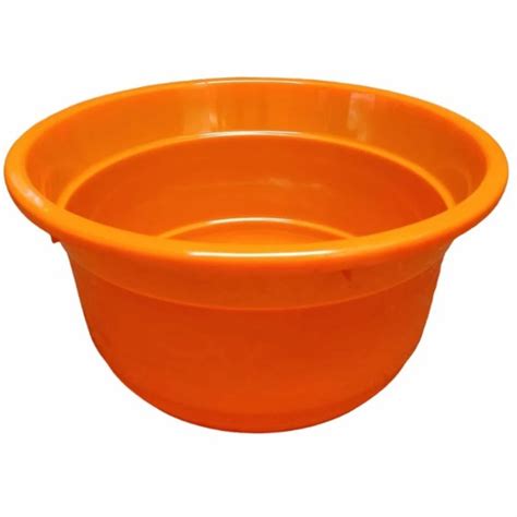 Polypropylene Orange Plastic Tub Capacity L Size Inch H At