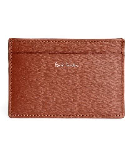 Brown Paul Smith Wallets And Cardholders For Men Lyst