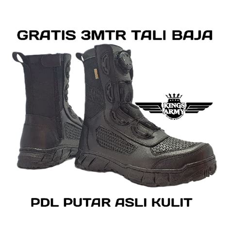 Jual Sepatu Pdl Tali Putar Kulit Asli Sapi Merk Kings Army Type Ka