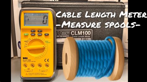 Measure Wire Spools With This Cable Length Meter From UEI CLM100