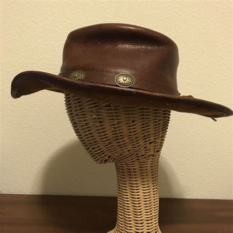 Henschel Leather Hat Made In Usa Gem