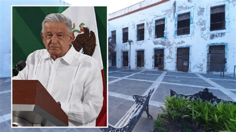 AMLO anuncia rehabilitación de edificio Leyes de Reforma en Veracruz