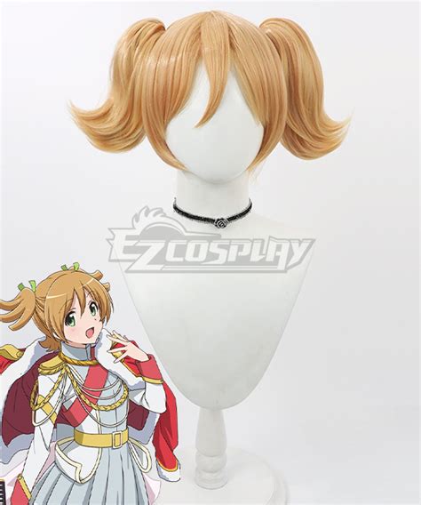 Shoujo Kageki Revue Starlight Nana Daiba Golden Cosplay Wig