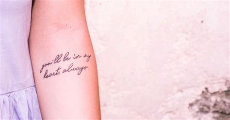 Disney Quote Tattoos | POPSUGAR Love UK