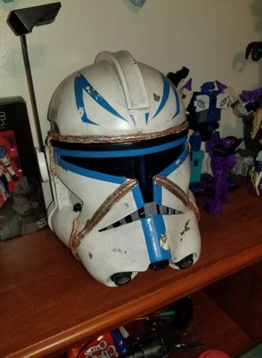 Fs Custom Made Fiberglass Captain Rex Phase Helmet For Sale