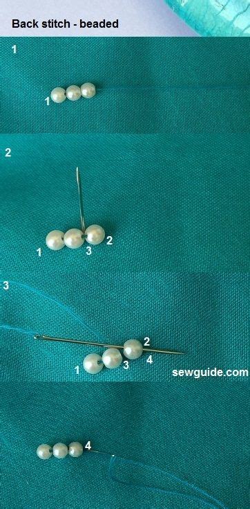 12 basic BEAD EMBROIDERY stitches - Sew Guide