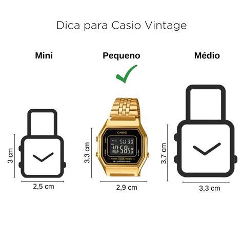 Relógio Casio Digital Vintage Dourado LA680WGA 1BDF Tokaia