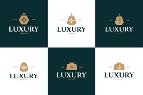 Luxury Perfume Logo Design Template Illustration Idea 46458507 Vector