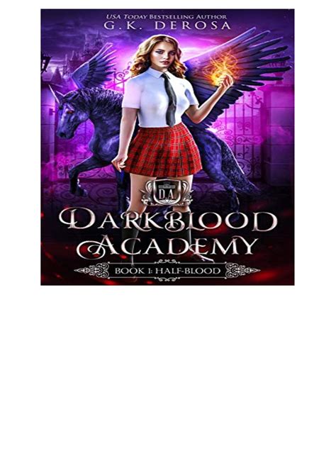 Readdownload Darkblood Academy Book One Half Blood A Supernatural