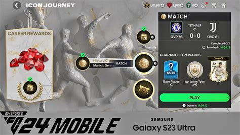 FC Mobile 24 Icon Journey Gameplay S23 Ultra YouTube