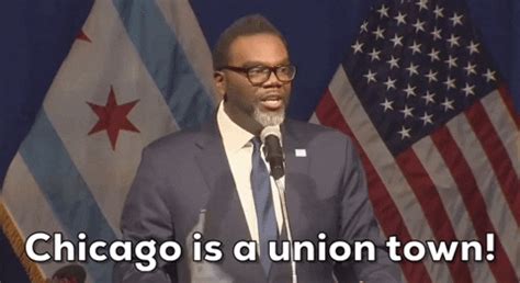 Chicago Brandon Johnson By Giphy News